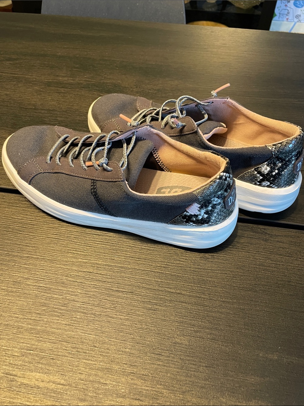 Hey Dude Women’s Karina with Snake-Print Heel